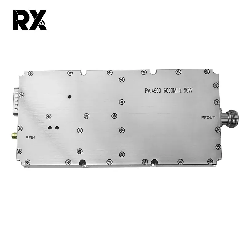 Ultra banna wifi Comhartha 5G Amplifier Cumhachta Jammer 50W